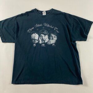 Them Idiots 2010 Whirled Tour T Shirt 2XL Larry The Cable Guy Jeff Foxworthy